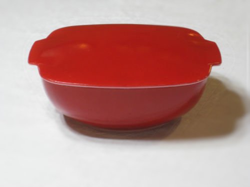 TWS PYREX-RECT.BAKE DISH-RED COVER 3 cup - The Westview Shop