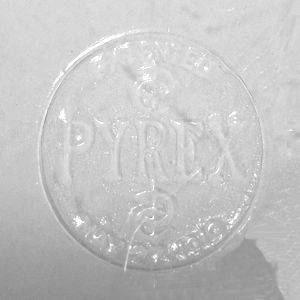 Pyrex TM backstamp 1915.